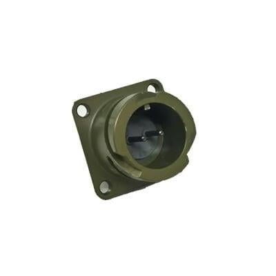 KDB02E 14S-9P Bayonet Tip 2 Pinli Panel Erkek Askeri Konnektör