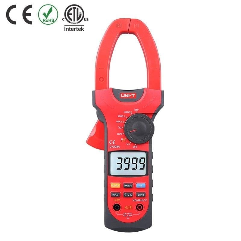 Uni-T UT208A Dijital Pensampermetre, 1000 A Test Cihazı