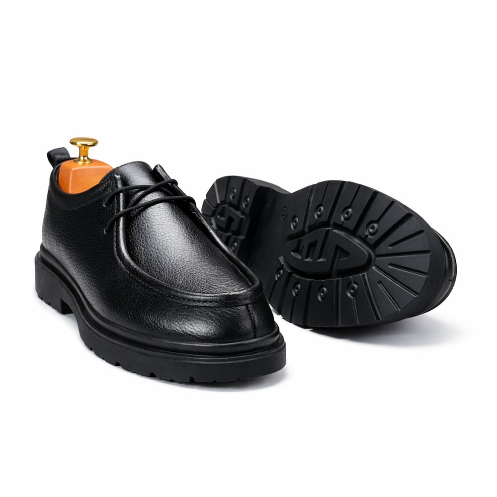 İÇ DIŞ HAKİKİ DERİ MODERN ERKEK SİYAH CASUAL AYAKKABI M4610