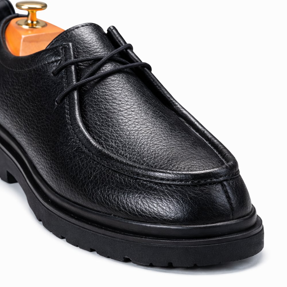 İÇ DIŞ HAKİKİ DERİ MODERN ERKEK SİYAH CASUAL AYAKKABI M4610