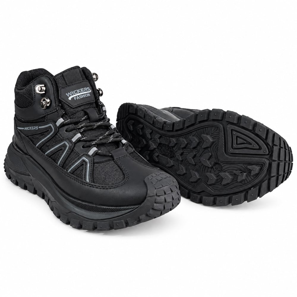 WİCKERS ERKEK SİYAH BİLEKLİ OUTDOOR TREKKİNG BOT M8006