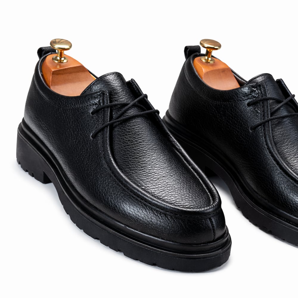 İÇ DIŞ HAKİKİ DERİ MODERN ERKEK SİYAH CASUAL AYAKKABI M4610