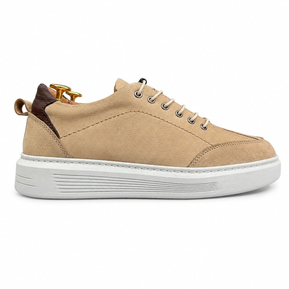 HAKİKİ DERİ KUM ERKEK CASUAL AYAKKABI M4742