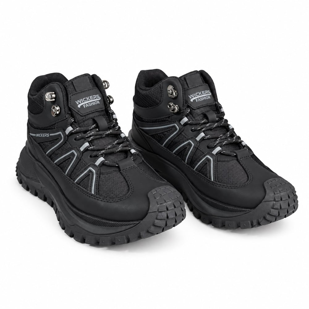 WİCKERS ERKEK SİYAH BİLEKLİ OUTDOOR TREKKİNG BOT M8006