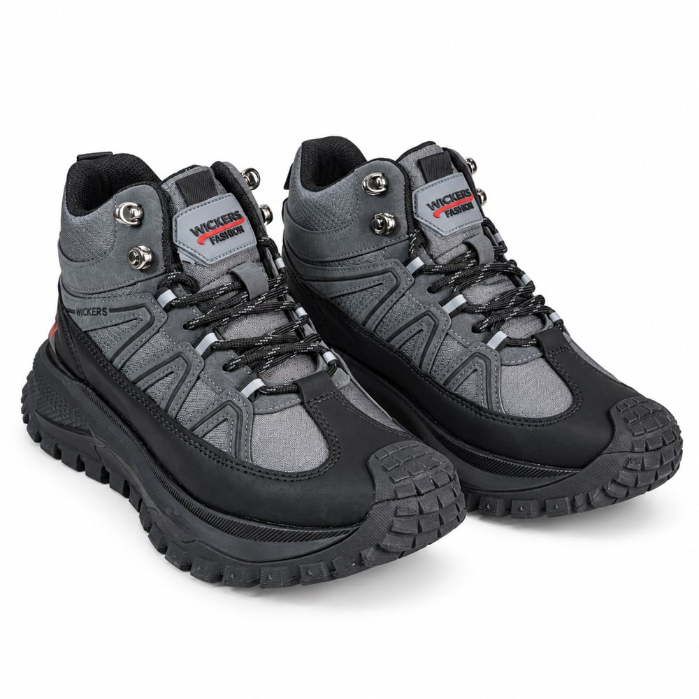 WİCKERS ERKEK FÜME SİYAH BİLEKLİ OUTDOOR TREKKİNG BOT M8004
