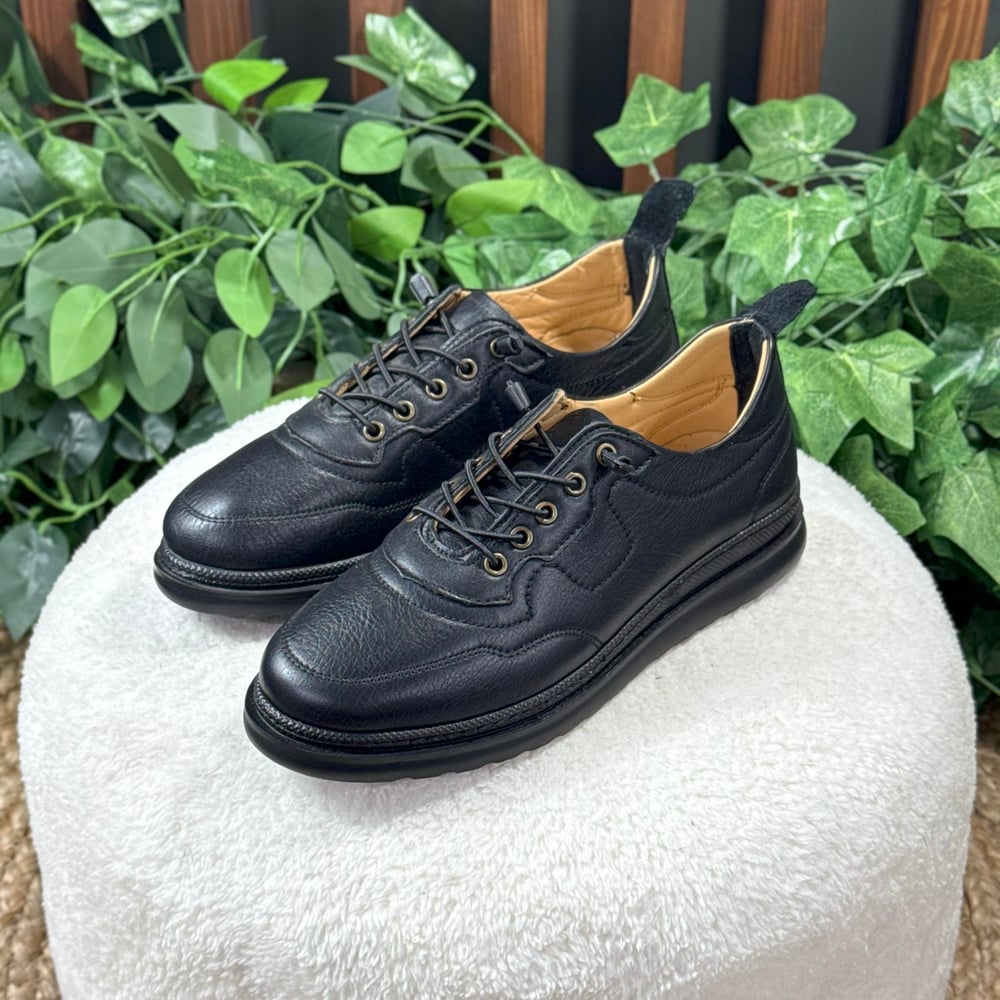 İÇ DIŞ NATUREL DERİ BAĞCIKLI SNEAKERS M1177