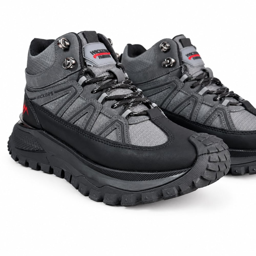 WİCKERS ERKEK FÜME SİYAH BİLEKLİ OUTDOOR TREKKİNG BOT M8004