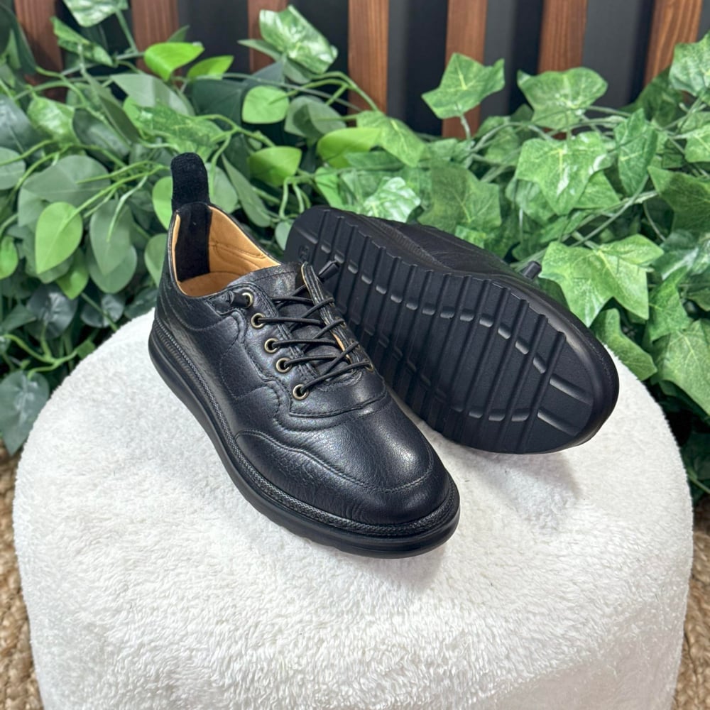 İÇ DIŞ NATUREL DERİ BAĞCIKLI SNEAKERS M1177