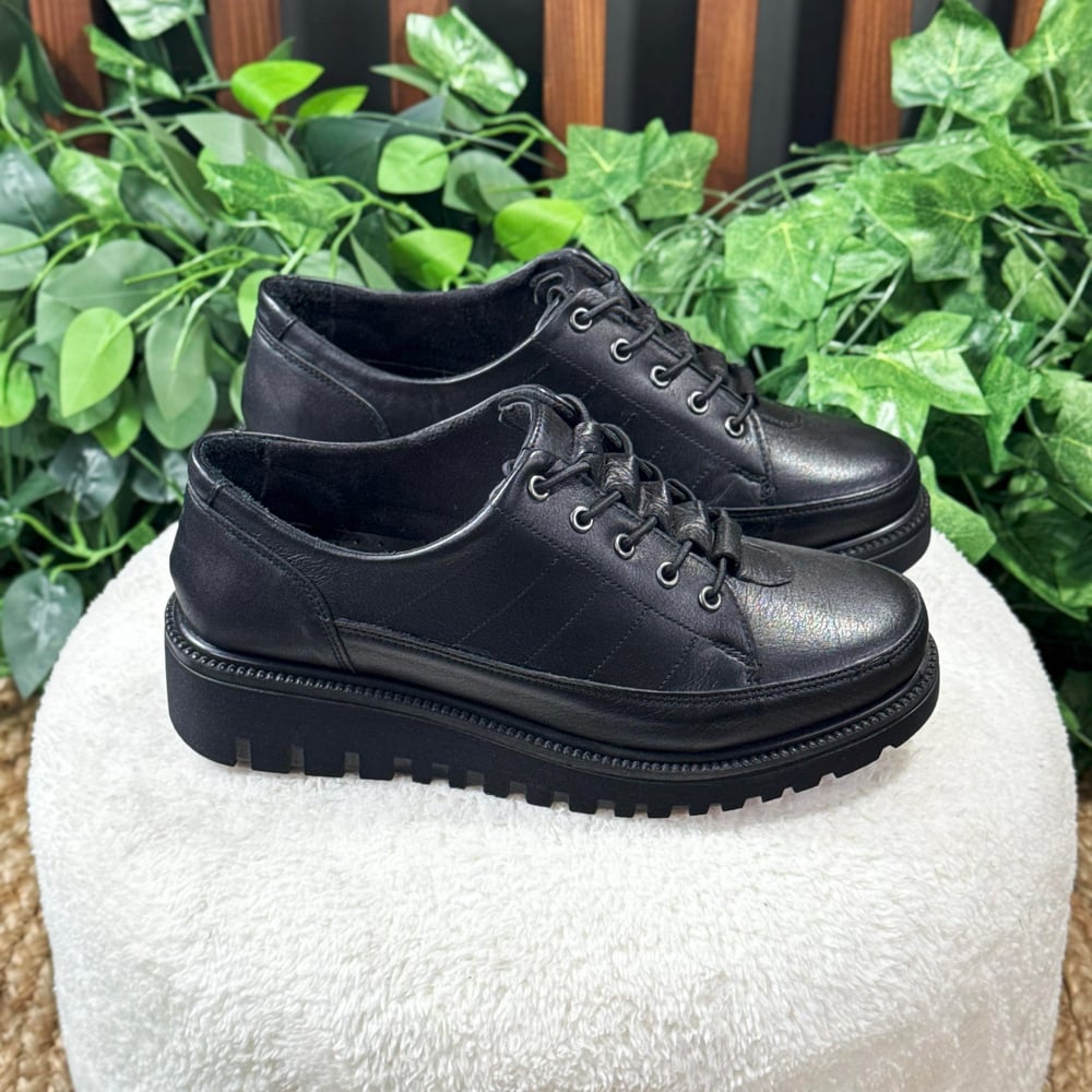 İÇ DIŞ NATUREL DERİ KALIN TABANLI SNEAKERS M1175