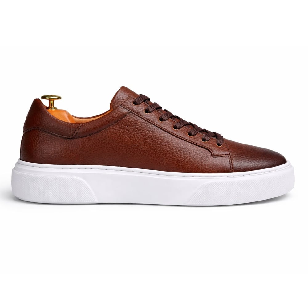 İÇ DIŞ HAKİKİ DERİ KAHVERENGİ ERKEK CASUAL AYAKKABI M4572
