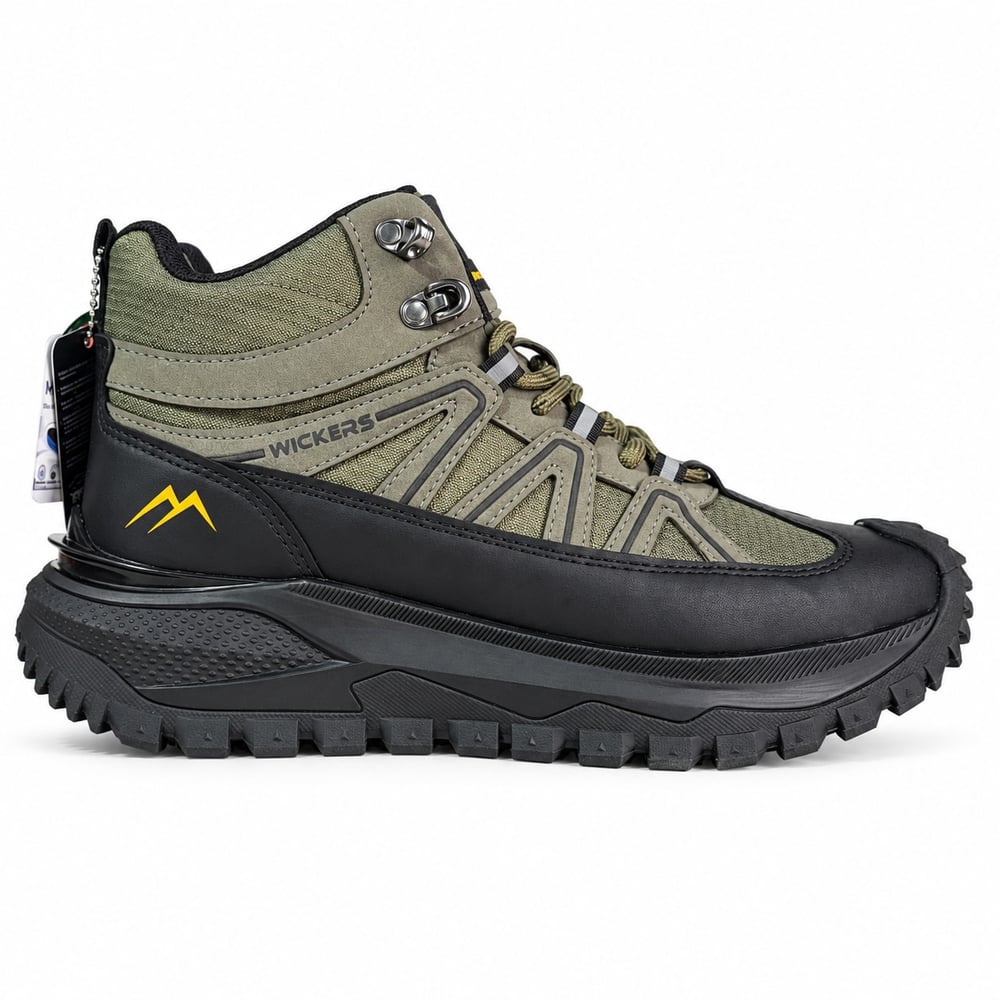 WİCKERS ERKEK HAKİ SİYAH BİLEKLİ OUTDOOR TREKKİNG BOT M8005