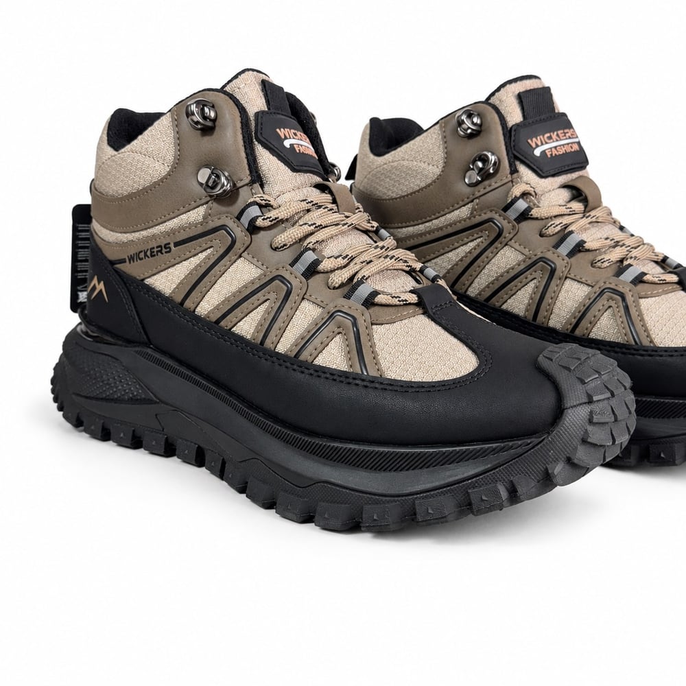 WİCKERS ERKEK KUM SİYAH BİLEKLİ OUTDOOR TREKKİNG BOT M8007
