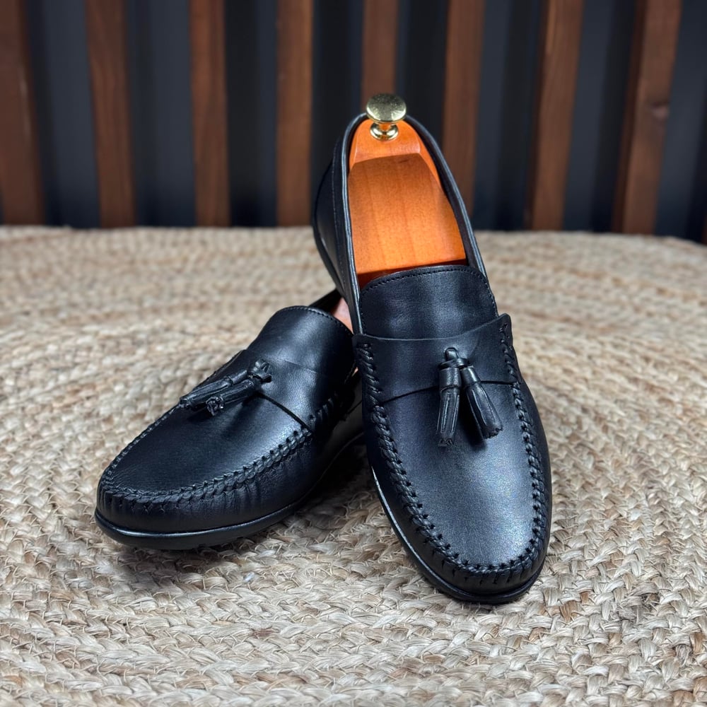 İÇ DIŞ NATUREL DERİ TOKALI LOAFER AYAKKABI M1256