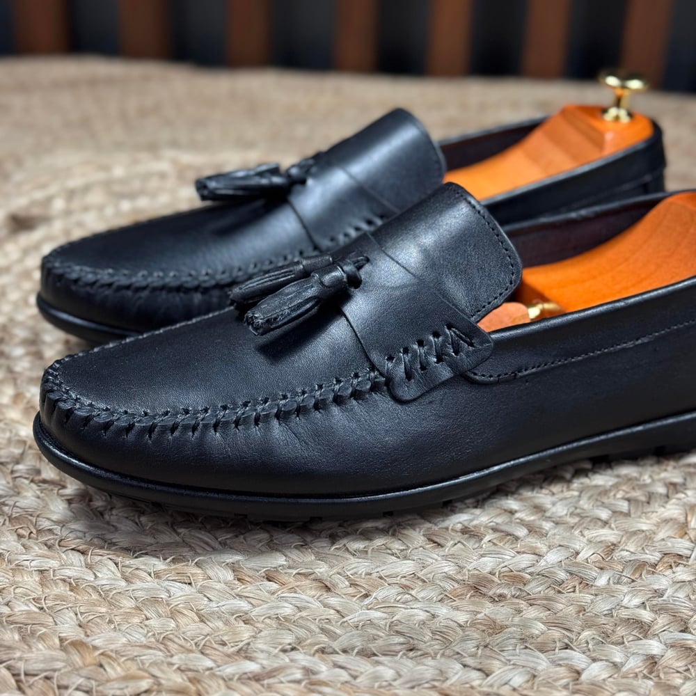 İÇ DIŞ NATUREL DERİ TOKALI LOAFER AYAKKABI M1256