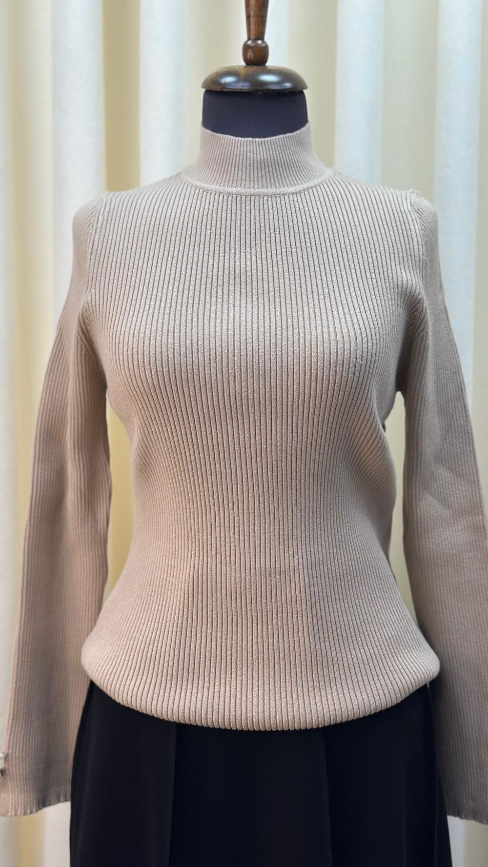 GHİSA SELANİK TRİKO BLUZ 4368 CAMEL