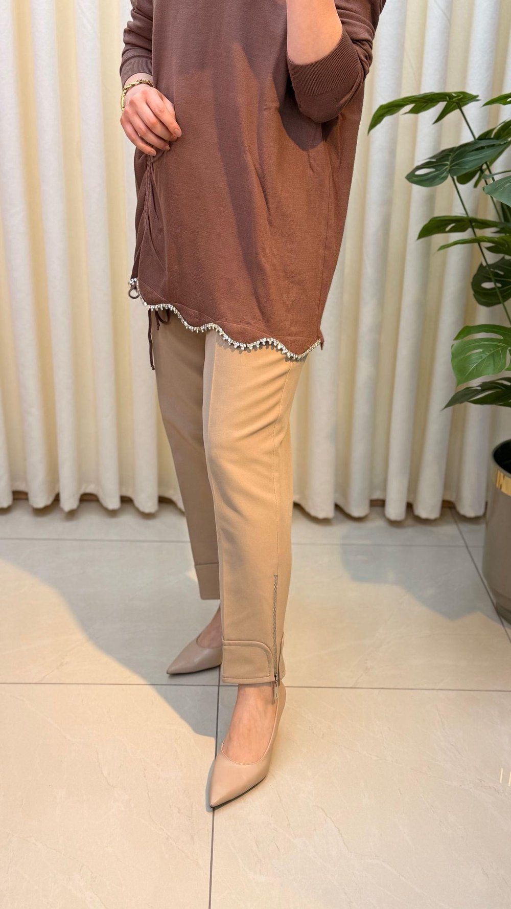 SENTEZ HERA PANTALON 5621 BEJ