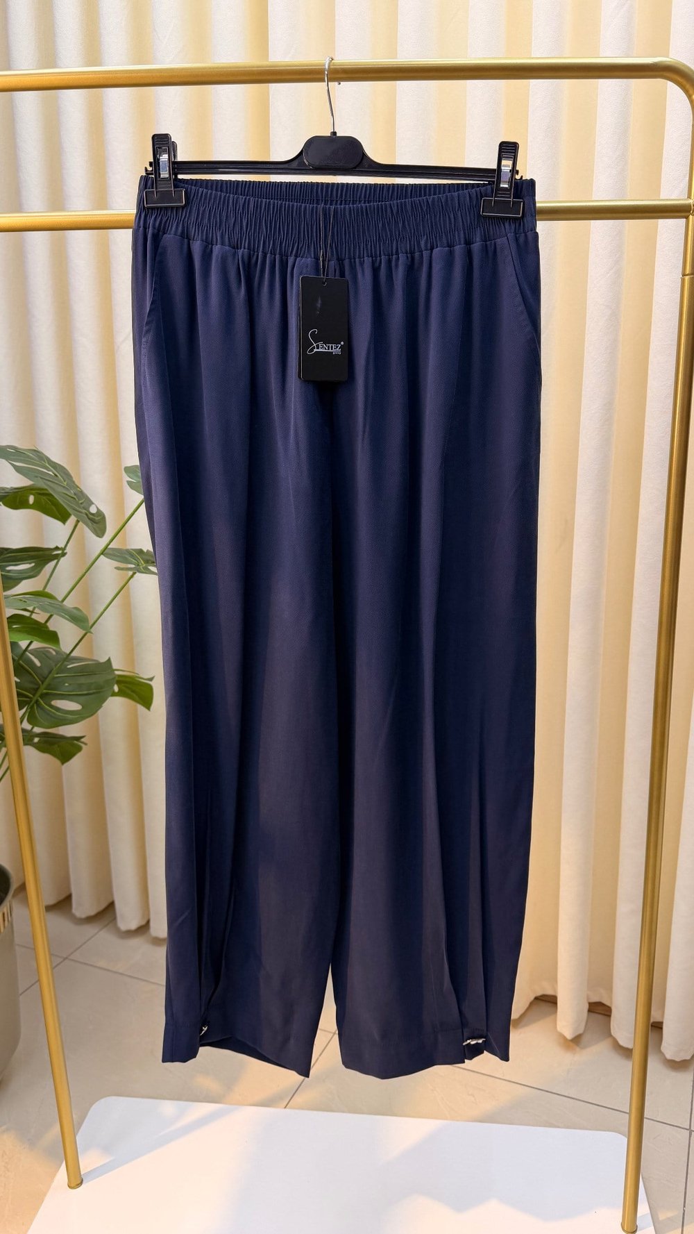 SENTEZ TİTAN PAÇA PİLE DÜĞMELİ PANTALON 5643 LACİVERT