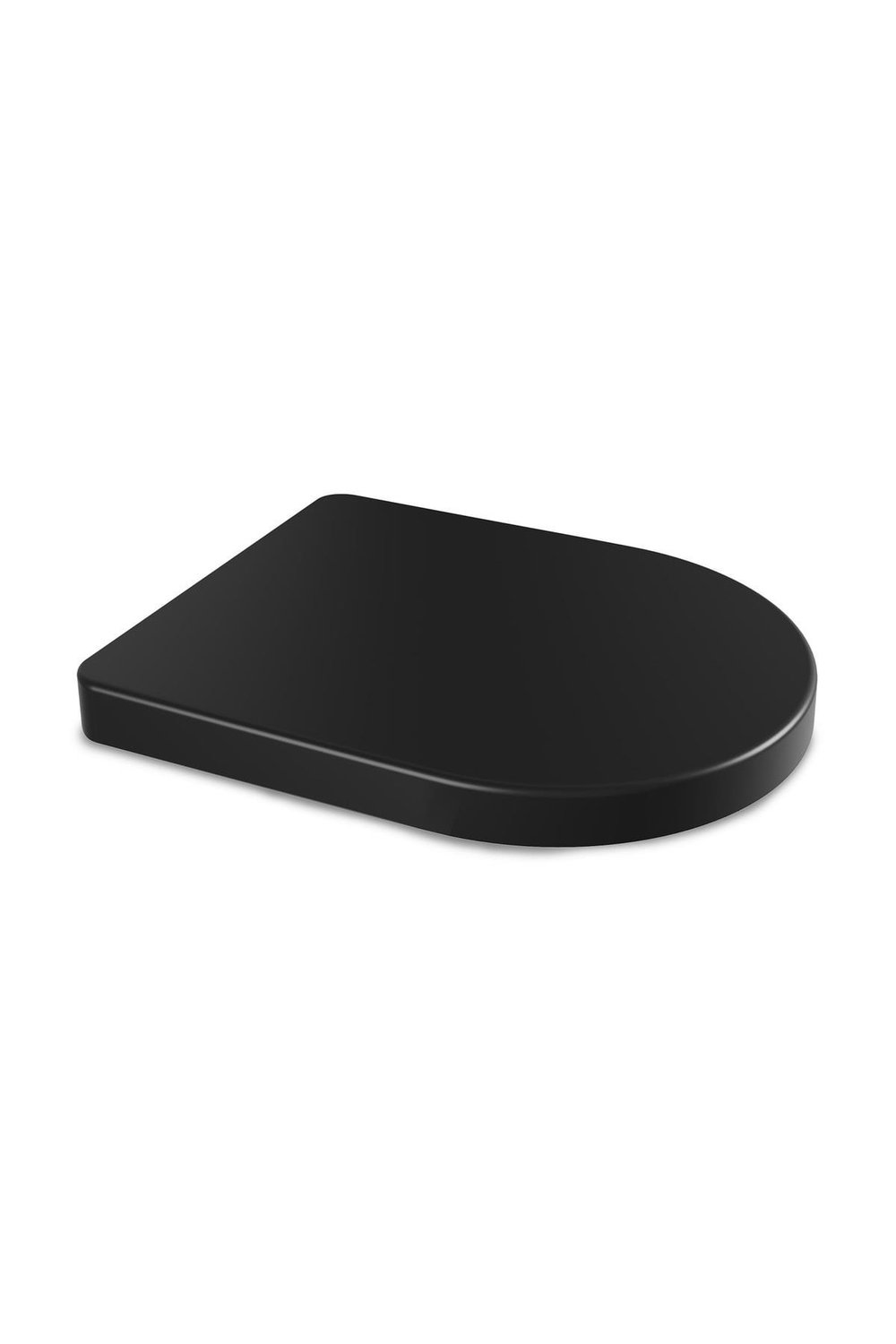 Aqua Bagno Zero Yavaş Kapanan Klozet Kapağı, Mat Siyah, Duroplast | 90.99.50.42