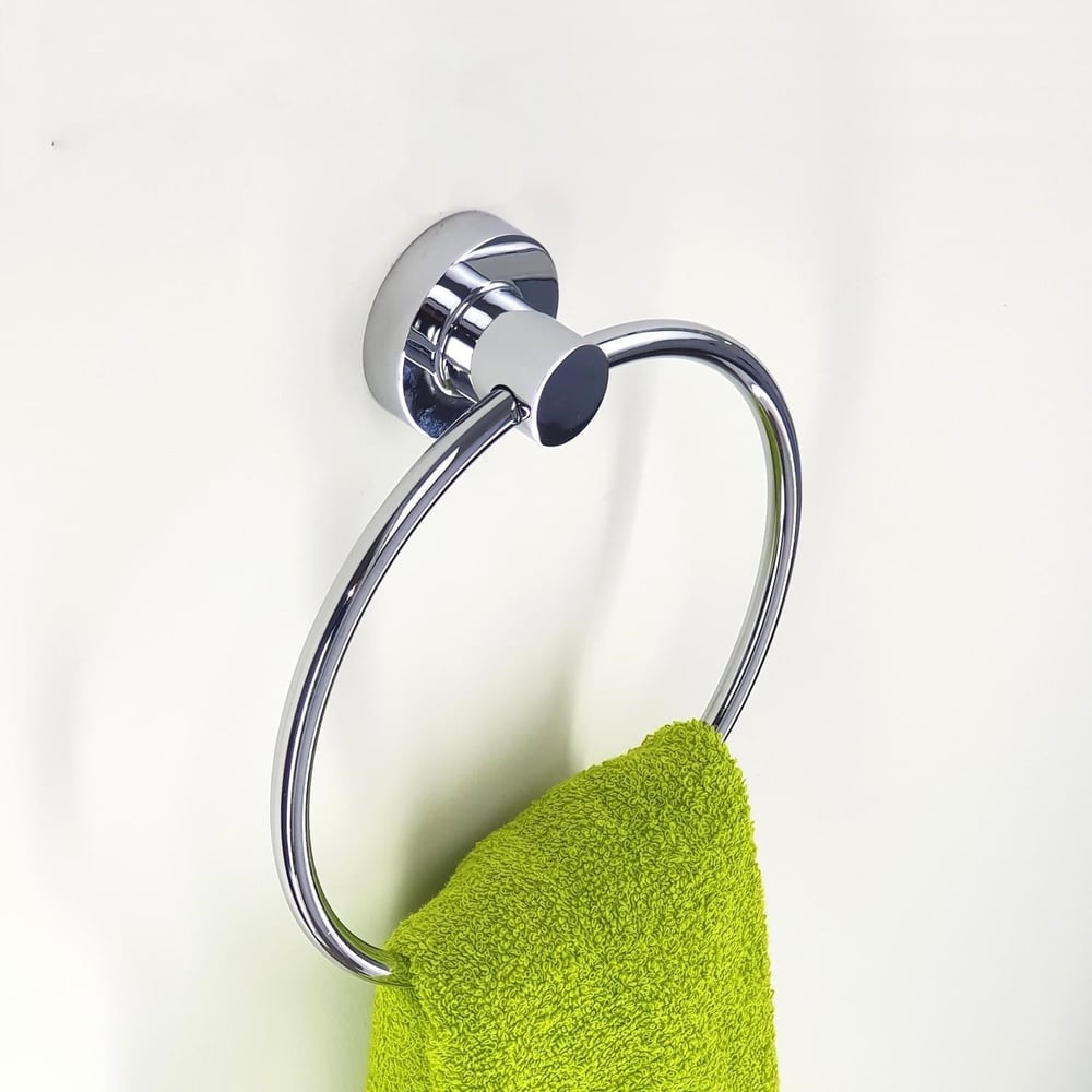 Aqua Bagno Zero Yuvarlak Havluluk - Parlak Krom | 35.21.51.03.01