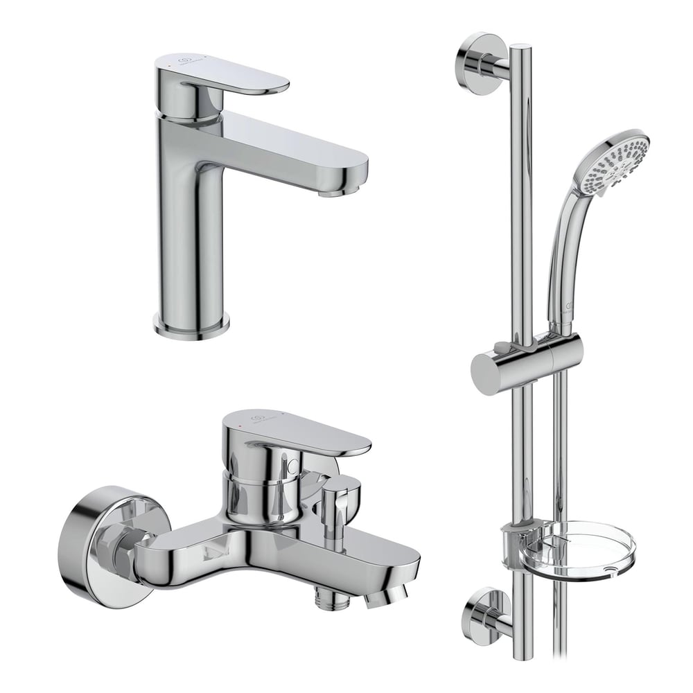 Ideal Standard Cerafine O 3'lü Aplike Banyo Seti, Krom, 3 Parça (BC554AA+BC500AA+B9503AA)