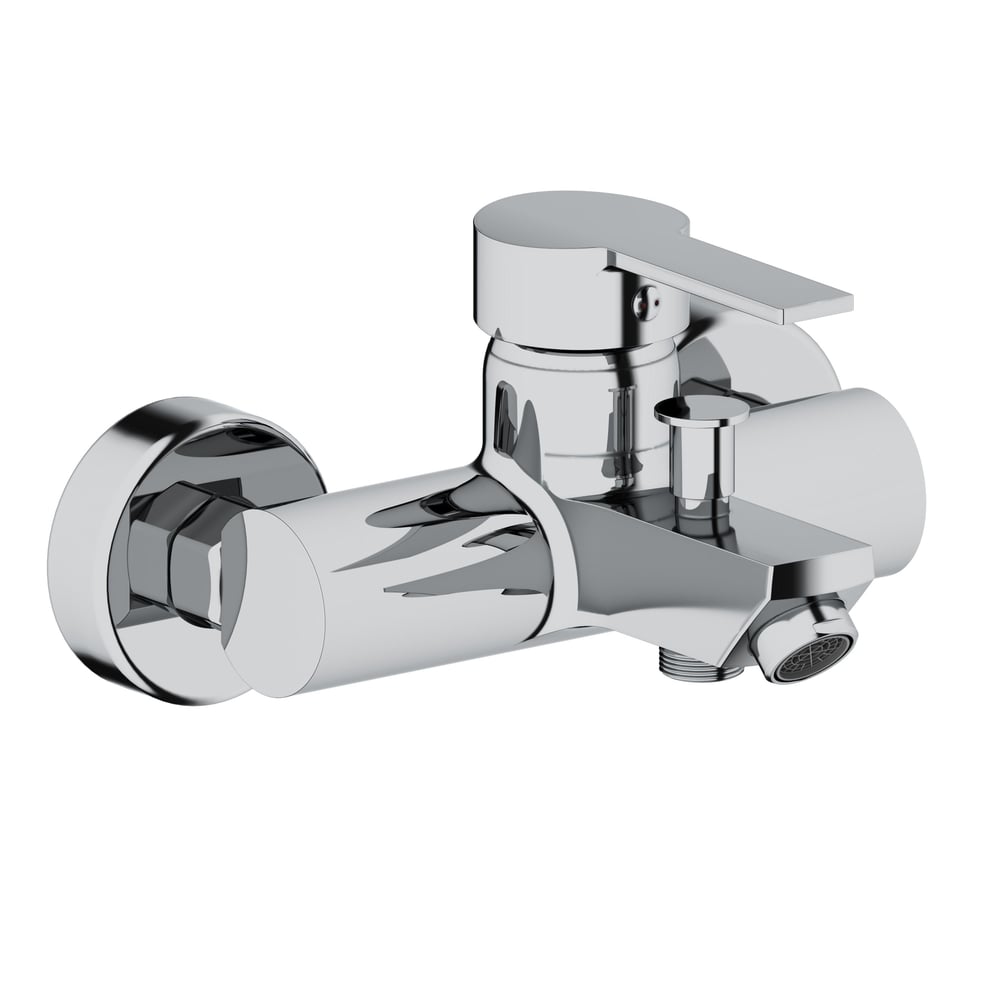 Nuss Safir Banyo Bataryası-Parlak Krom-N-9604