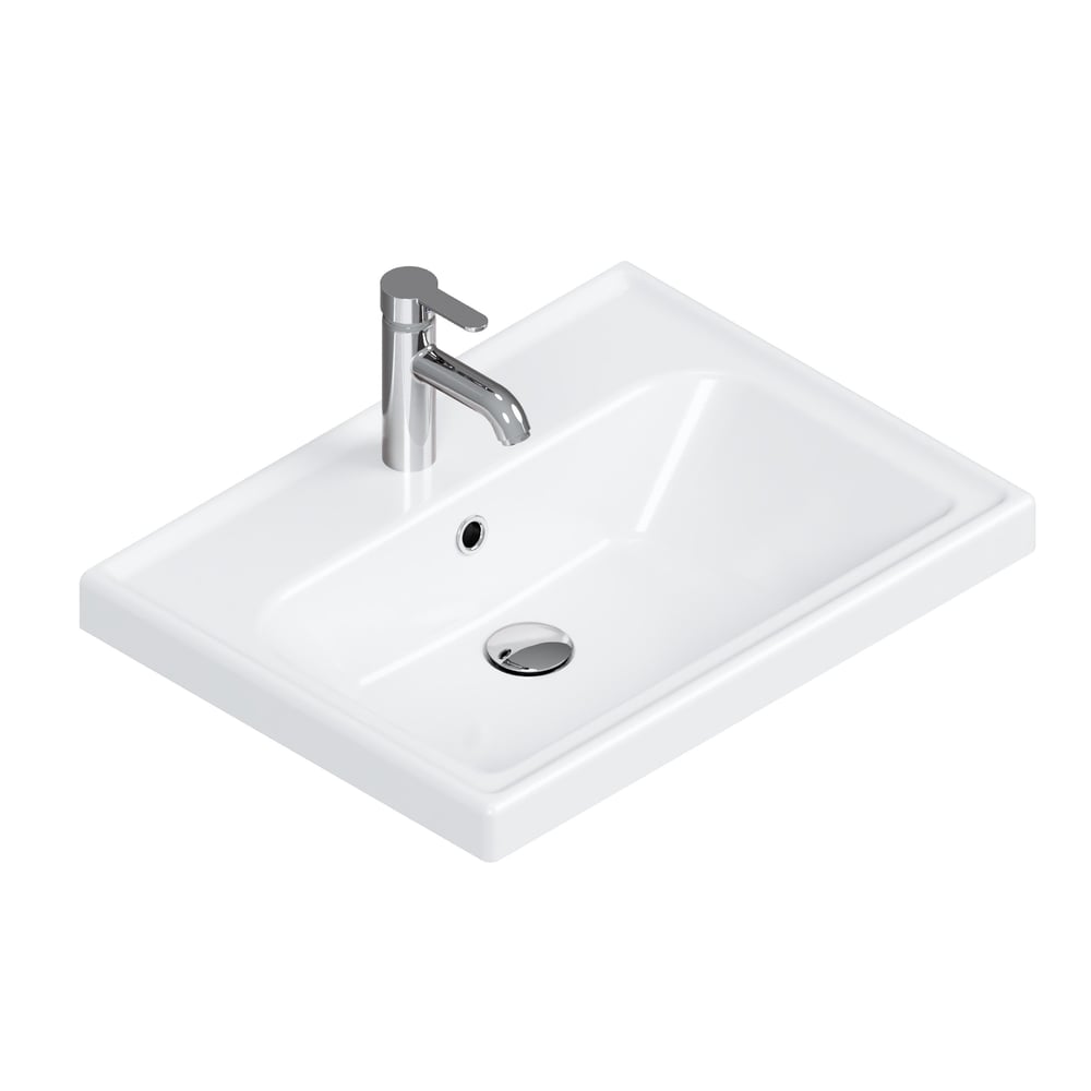 Turkuaz Frame Lavabo 60 x 45  cm.beyaz | VB015H82U00