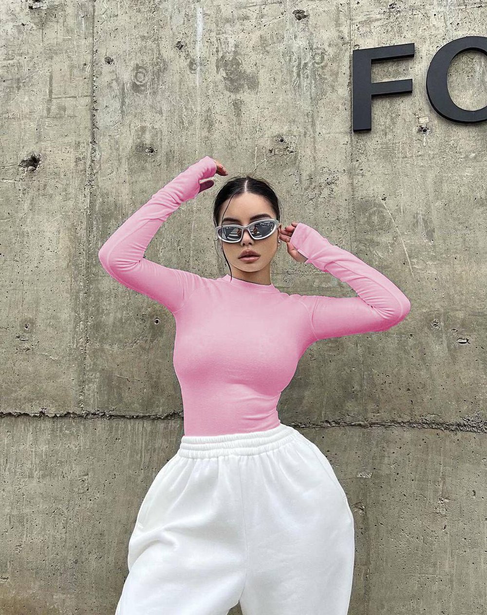 Pembe Basic Bodysuit
