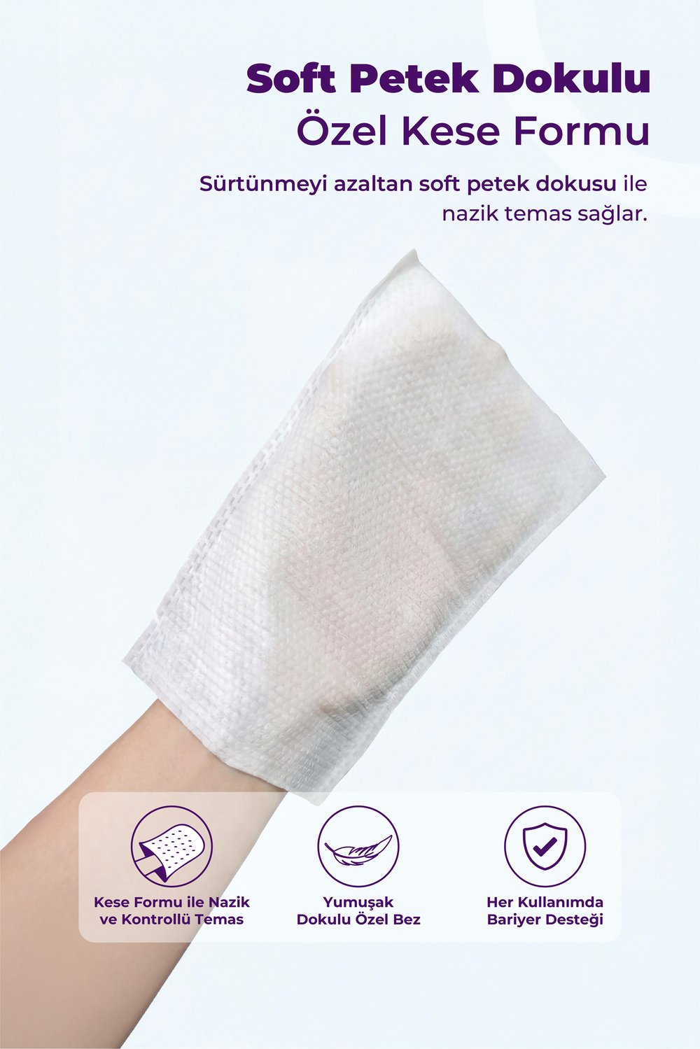 Med-Cover Baby Pişik Önleyici Bakım Mendili – Kese Formu 8li x 12 Avantaj Paketi