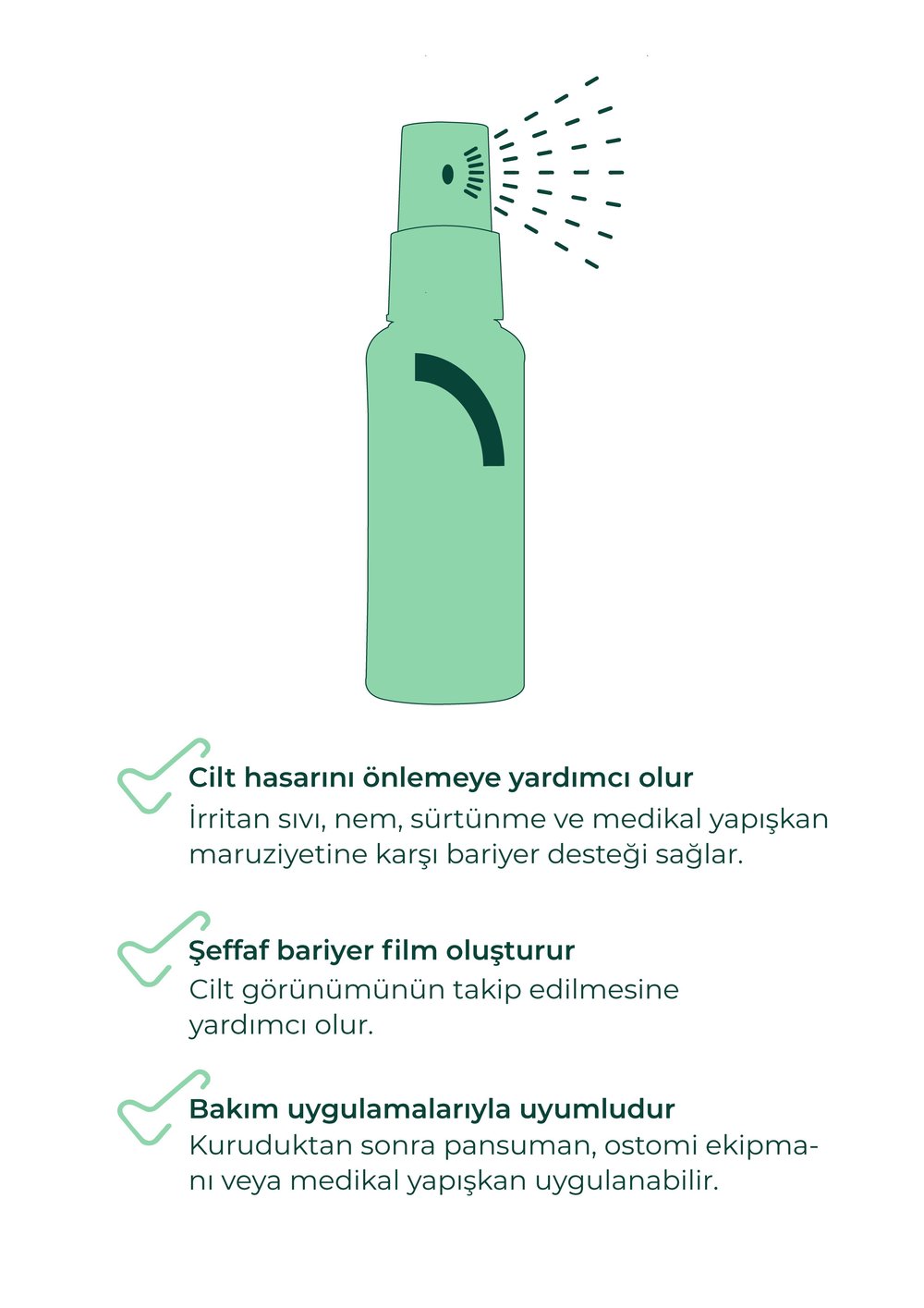 Med-cover Bariyer Film Sprey 30 ml x 3 adet