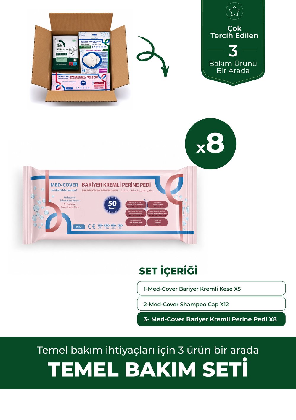 MED-COVER Temel Bakım Seti