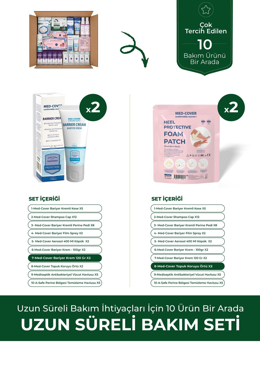 MED-COVER Uzun Süreli Bakım Seti
