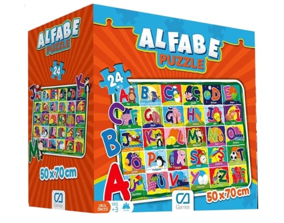 Alfabe Puzzle 24 Parça