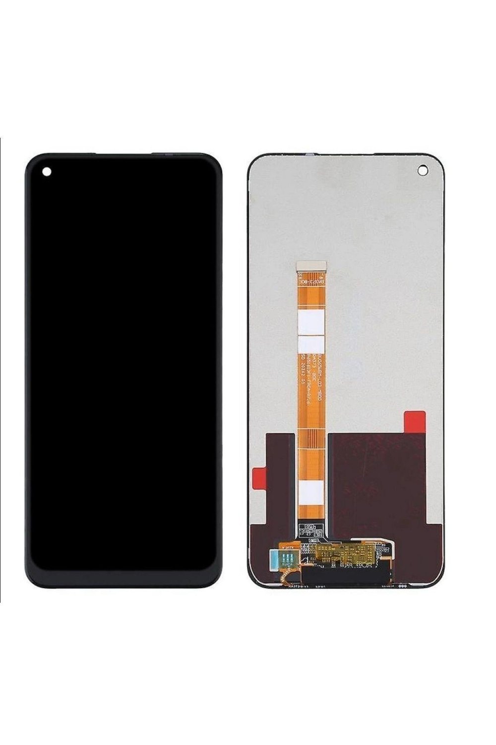OPPO A32 UYUMLU LCD DOKUNMATİK EKRAN ÇITASIZ SİYAH