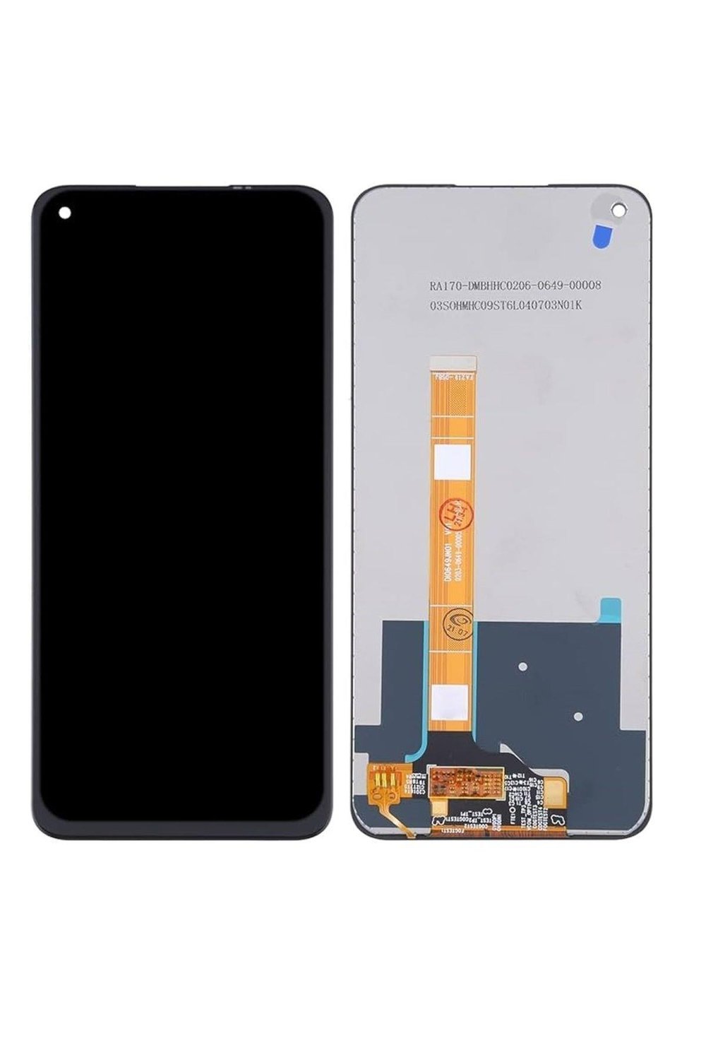 OPPO REALME 6 UYUMLU LCD DOKUNMATİK EKRAN ÇITASIZ SİYAH SERVICE(TAMİR SETİ HEDİYELİ)