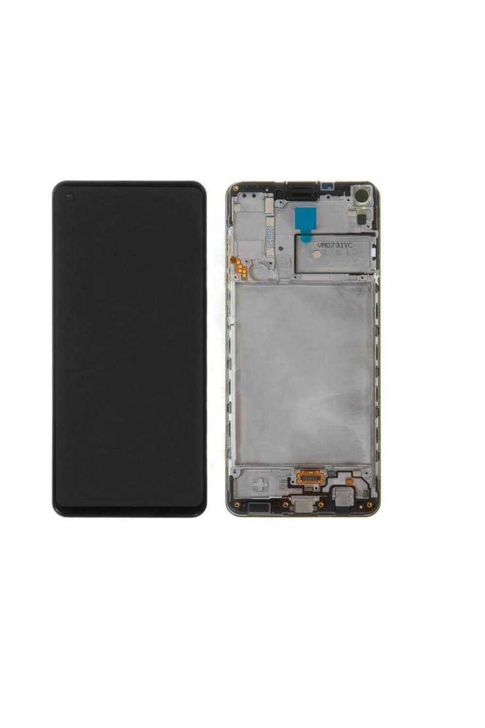 SAMSUNG A21S A217 UYUMLU LCD DOKUNMATİK EKRAN  ÇITALI SİYAH