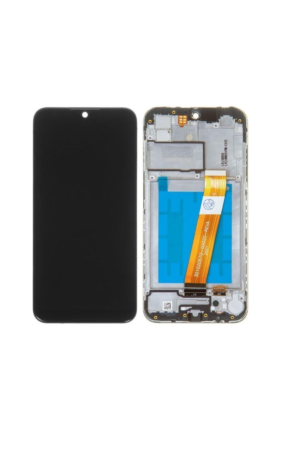 SAMSUNG GALAXY A01 A015-M UYUMLU LCD DOKUNMATİK EKRAN  ÇITALI SİYAH (M)