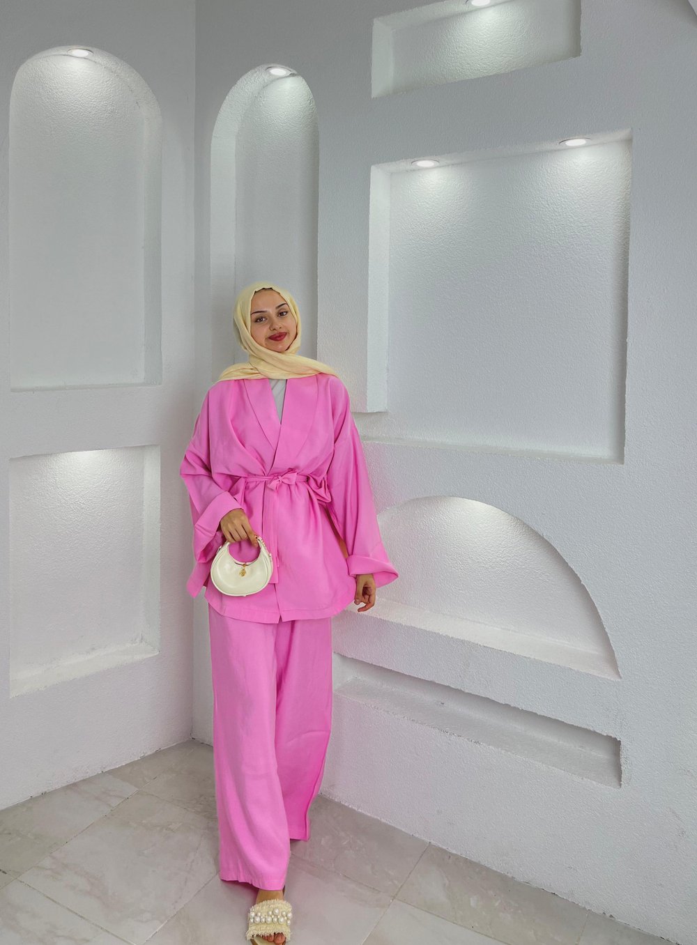 Kimono Takım | Pembe