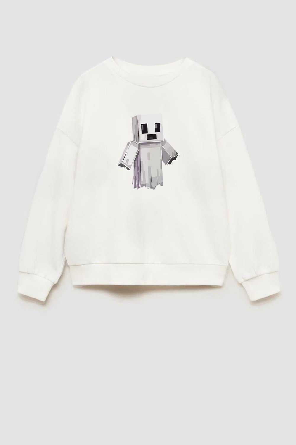 Erkek Çocuk Baskılı 3 İplik Kumaş Pamuklu Sweatshirt