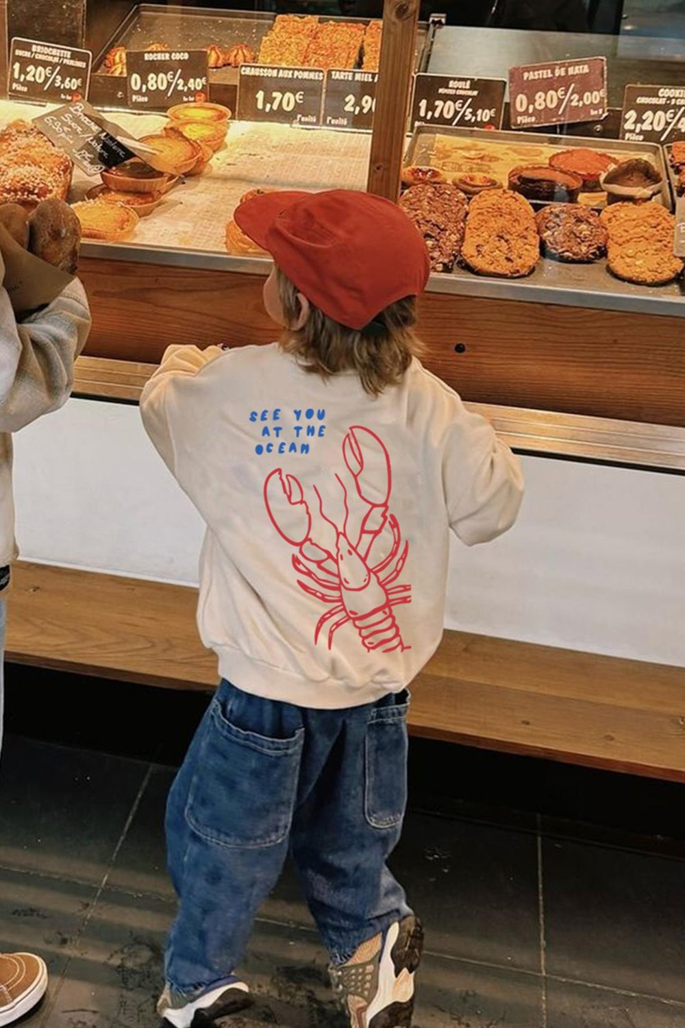 Erkek Çocuk Baskılı 3 İplik Kumaş Pamuklu Sweatshirt