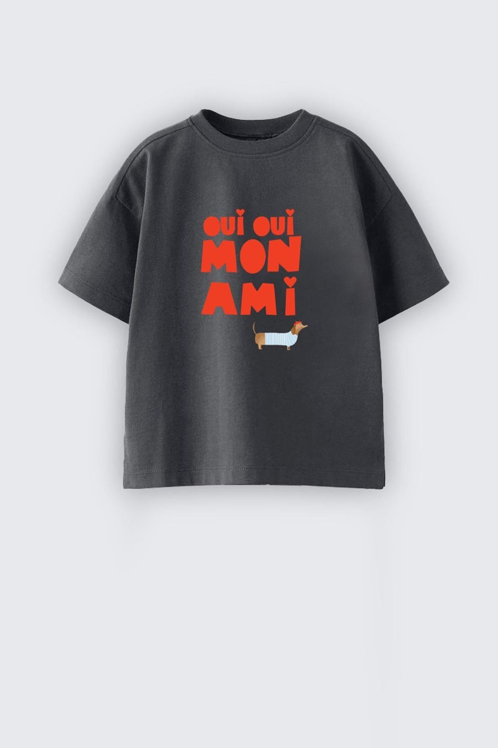 Kız Çocuk Baskılı Pamuklu Bisiklet Yaka T-shirt