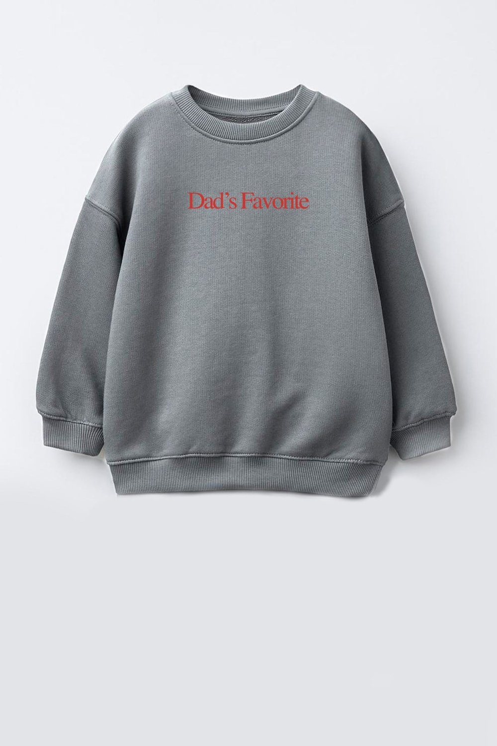 Unisex Çocuk 3 İplik Kumaş Slogan Baskılı Sweatshirt