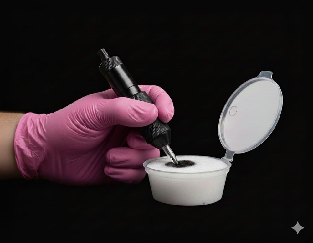 Cev Ink Sponge İğne Temizleme Süngeri (10 Adet)