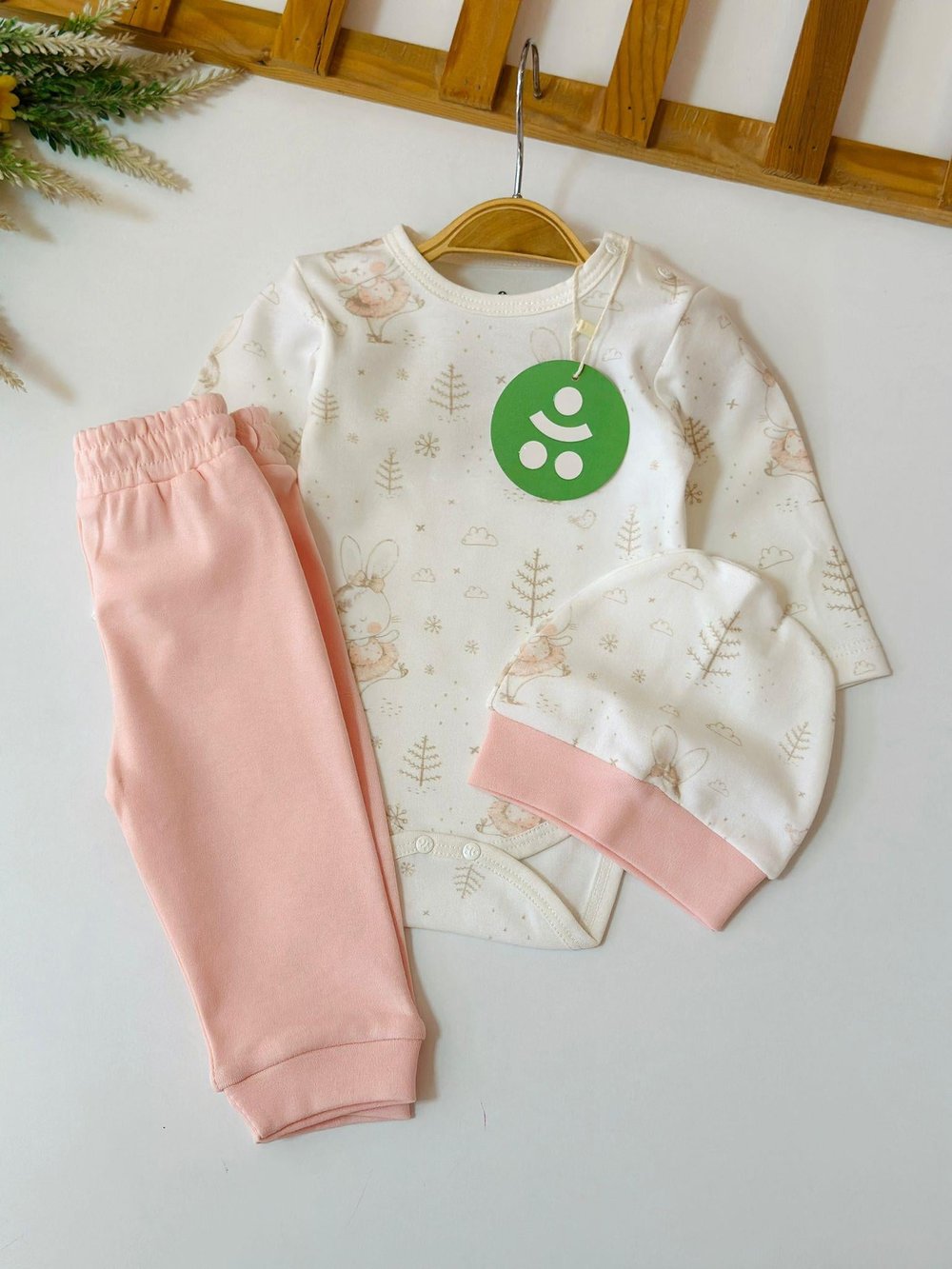 3 PARÇA KIZ BEBEK SET