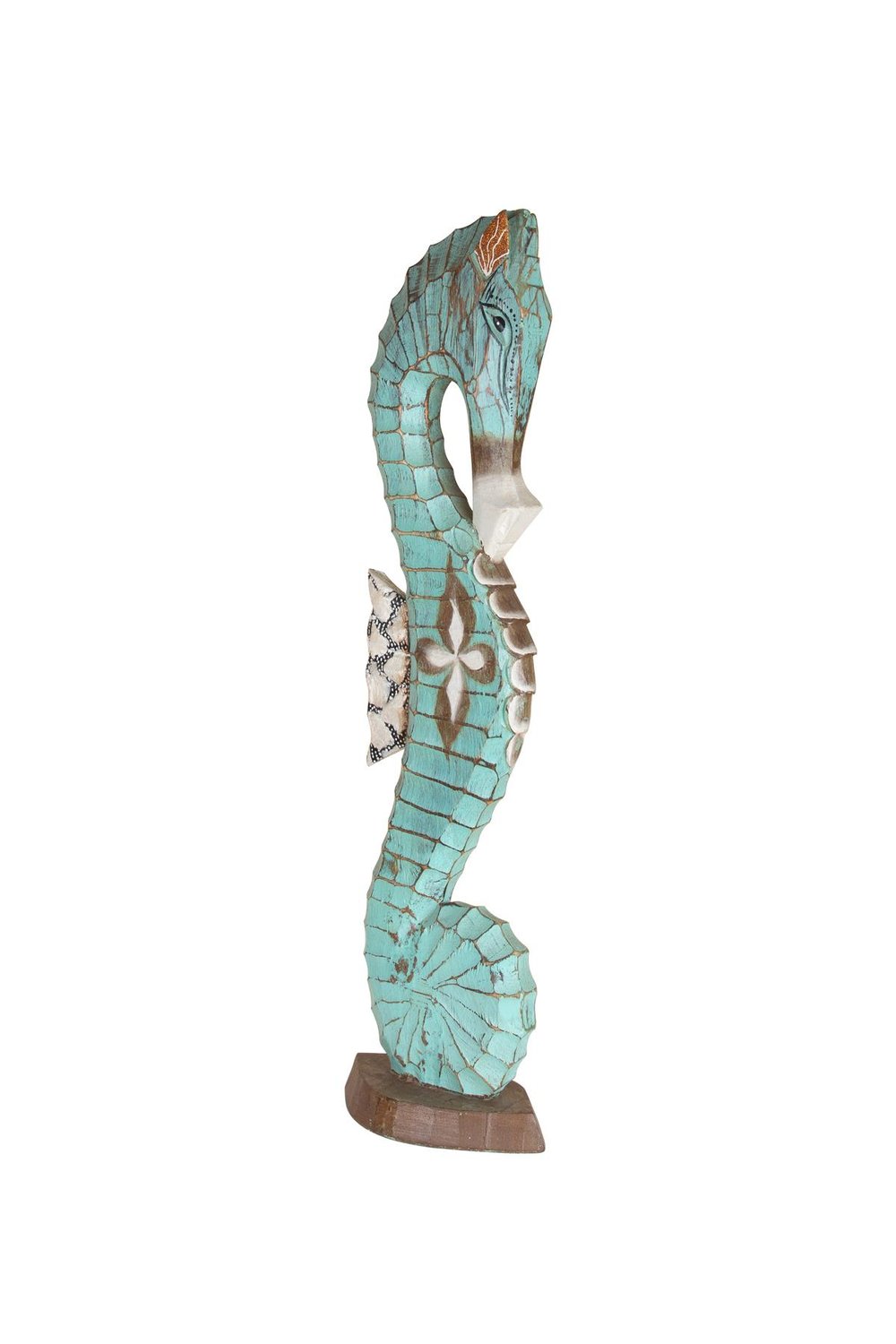 Ahşap Denizatı El Yapımı Dekoratif Obje 11 cm x 60 cm