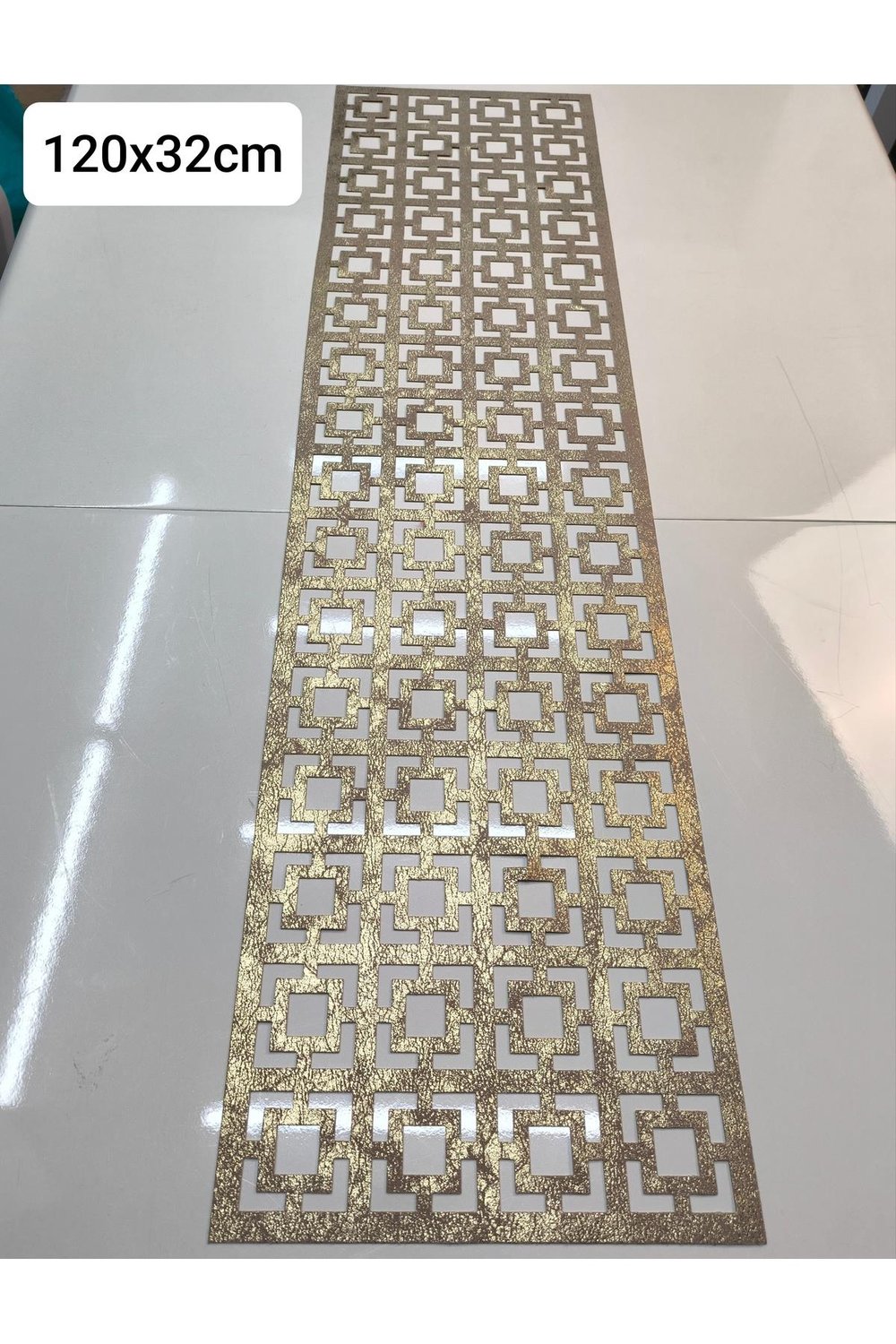120x33cm Runner/Gold Eskitme/
