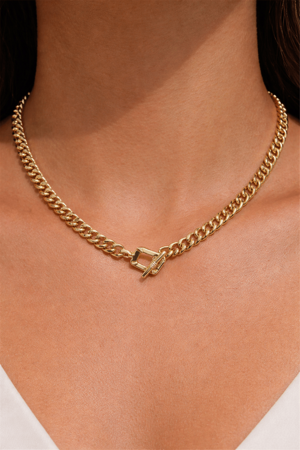14 K Ayar  Gold 50 Cm  Şans Kolye 