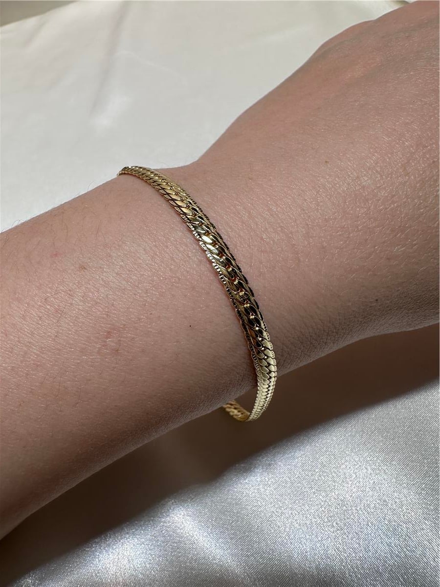 Gold Erkek Kadın Uyumlu  Balık Sırtı Model 