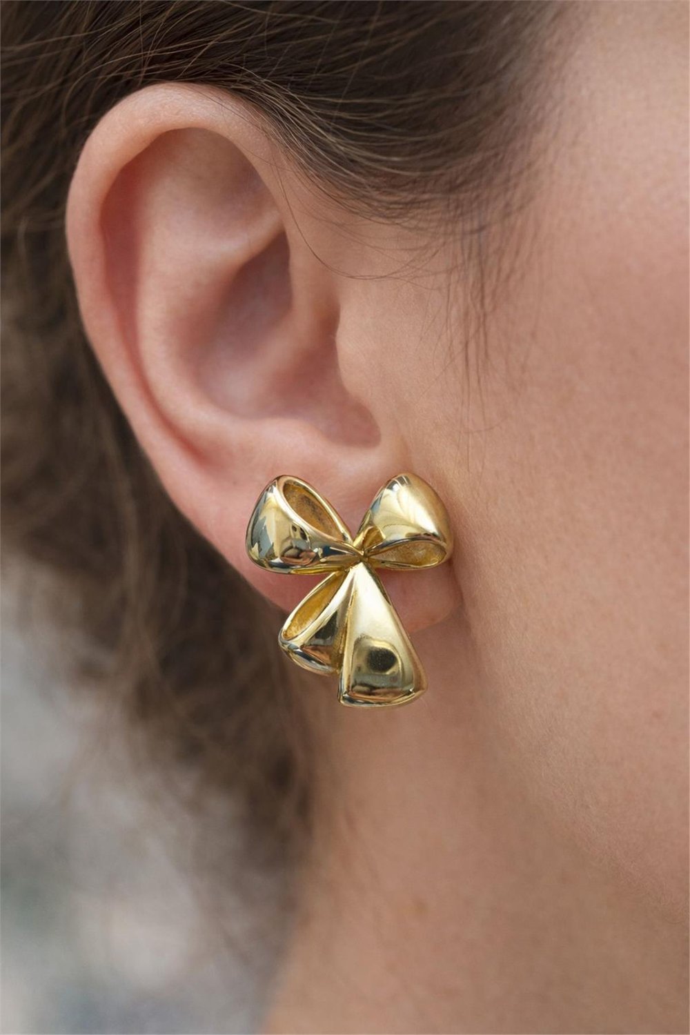 Gold Kurdale Küpe 