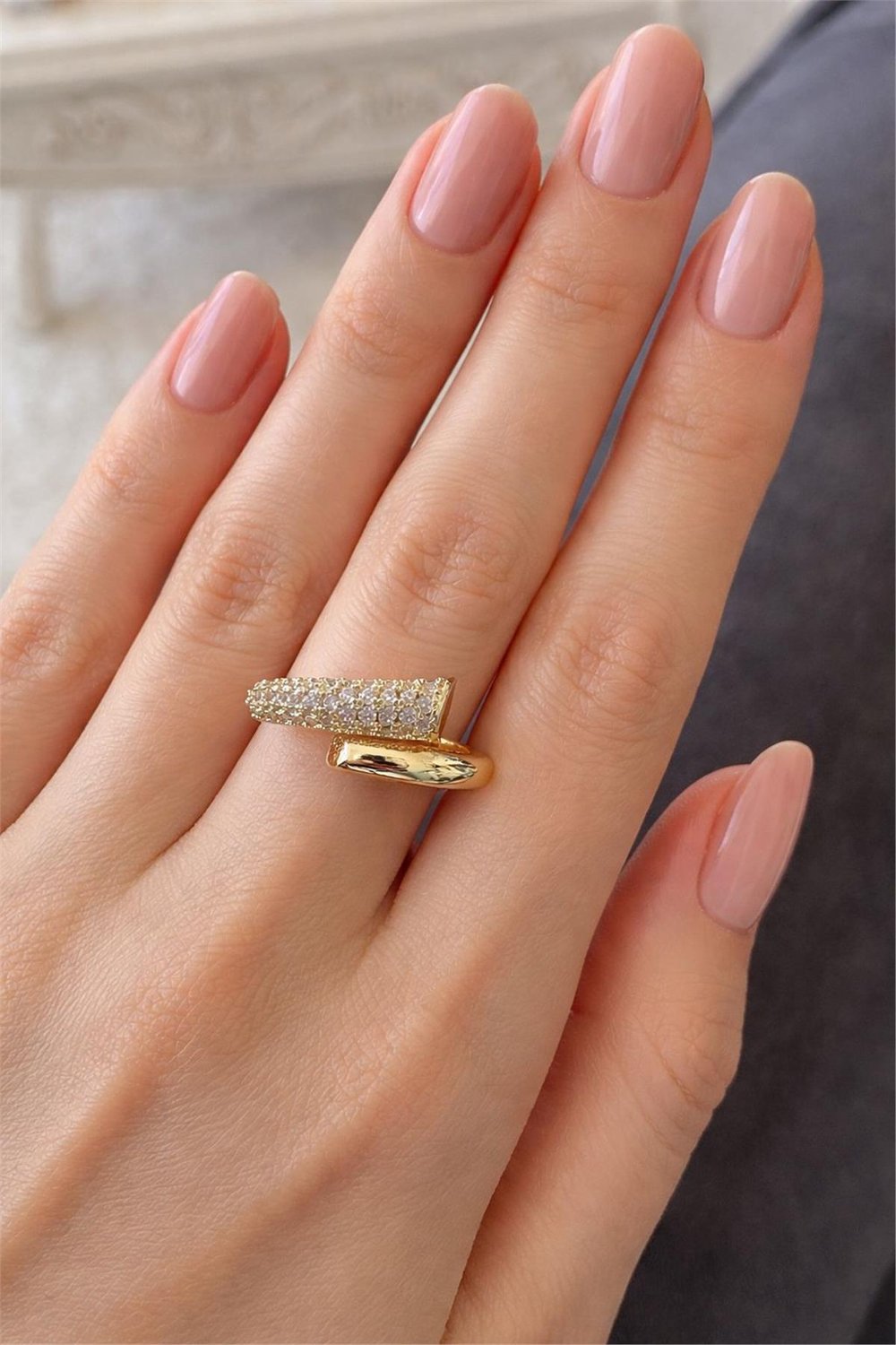 Gold Mısır Model Yüzük 