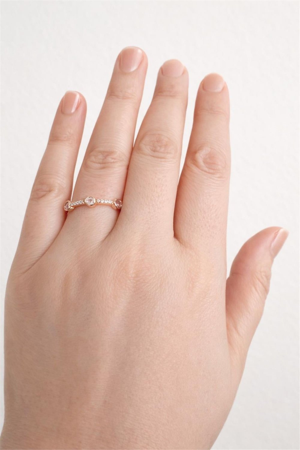 Gold Pembe Kapl 5 Li Yüzük 